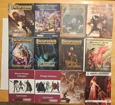 Pathfinder Sourcebook Lot 12 Player Companion...