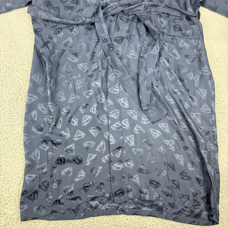 Bata de Superman de colección para hombre talla única seda DC Comics superhéroe 1999 años 90 Foto 3 de 4