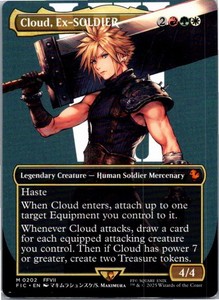 Cloud, Ex-SOLDIER (Borderless) #202 Commander: Final Fantasy