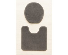 Dekor Microfaser WC-Garnitur Badematte Badvorleger Badezimmer Garnitur