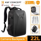 K&F Concept 22L Camera Backpack Hardshell DSLR/SLR/Mirrorless Photography Bag