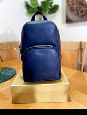 Michael Kors Mens Navy Crossbody Sling Pack, ...