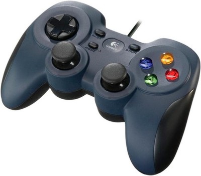 Logitech G F310 Gamepad Controller Blue Black Handheld USB Wired 4 Switch D-Pad