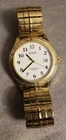 Vintage Acqua by Timex Gold Tone Flex Band 36mm Case Men's Watch  Working