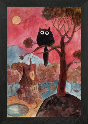 Zauberhaus Gerahmtes Wandbild Poster Leinwanddruck Bild