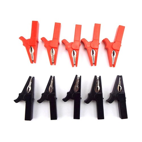 4mm Banana Plug Crocodile Clip Alligator Pliers Insulate Clamp Test Cable Probe - Picture 8 of 12