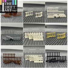 Piezas de ciudad para kits LEGO casa cerca pared escaleras pilar bloques de construcción juegos hágalo usted mismo