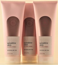 QTY 3 - Bath  Body Works SENSITIVE SKIN COLLOIDAL OATMEAL Body Wash Shower 10oz