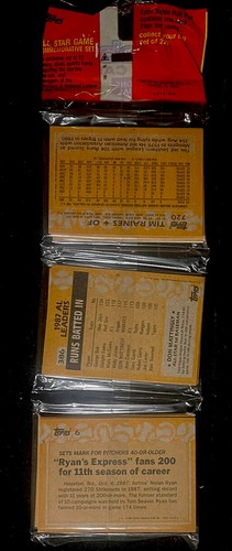 1988 Topps Baseball Rack Pack mit Winfield Top & Nolan Ryan & Mattingly Back