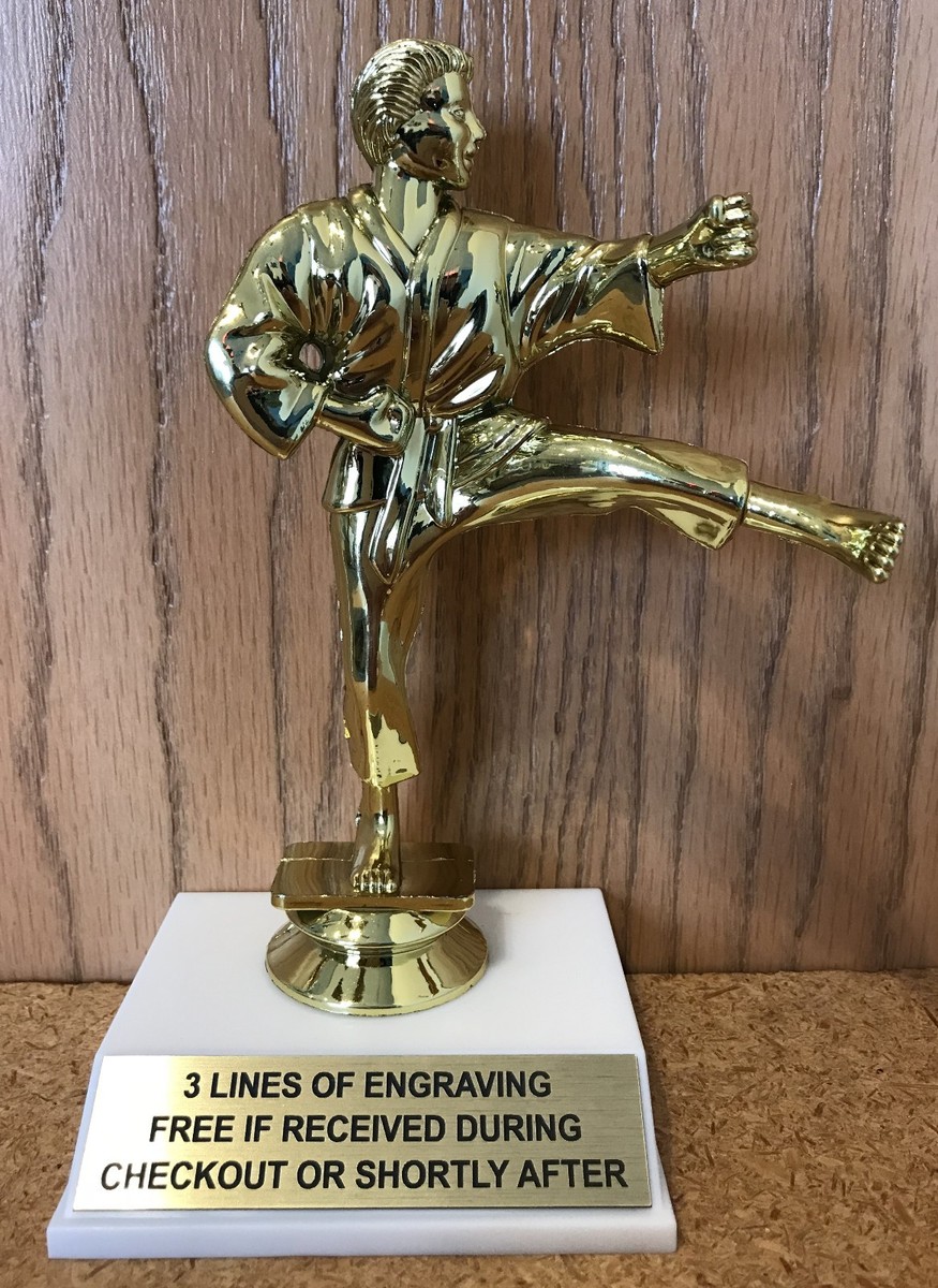 Trofeo Karate 7 Maschio O Femmina - Facile Montaggio Richiesto - Simbolo Di Vittoria Per Competizioni