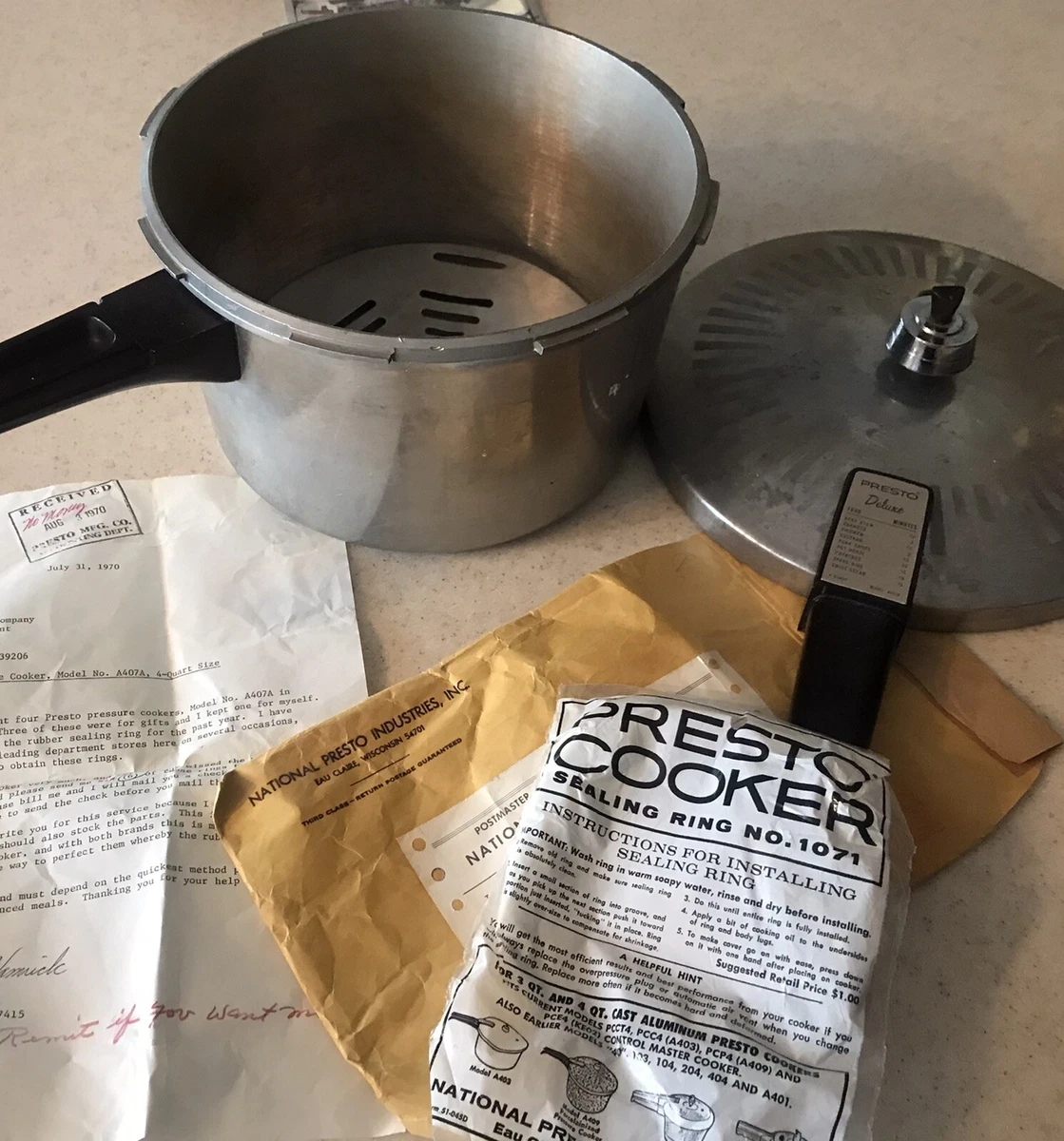 Presto pressure cooker ring sale