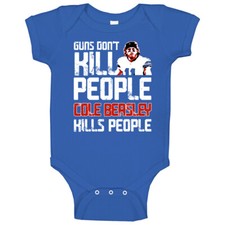 Cole Beasley Guns Dont Kill Buffalo Football Fan Baby One Piece