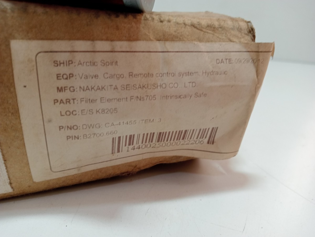 NAKATIKA FILTER ELEMENT F/NS705 DWG CA-41455 | eBay NAKATIKA FILTER ELEMENT F/NS705 DWG CA-41455 | eBay