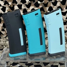 NEW KWA MS120 AEG Mid-Cap 120 Round Magazine - 3-Pack - Midnight Mint