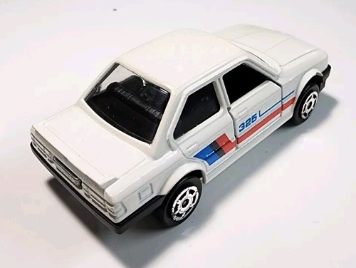 Vintage Majorette #229 White BMW 325i 1/56 Diecast France - Picture 8 of 11