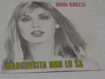 DISCO 45 GIRI- DORI GHEZZI- CON 2 CANZONI-luna park,margherita non lo sa- STE...
