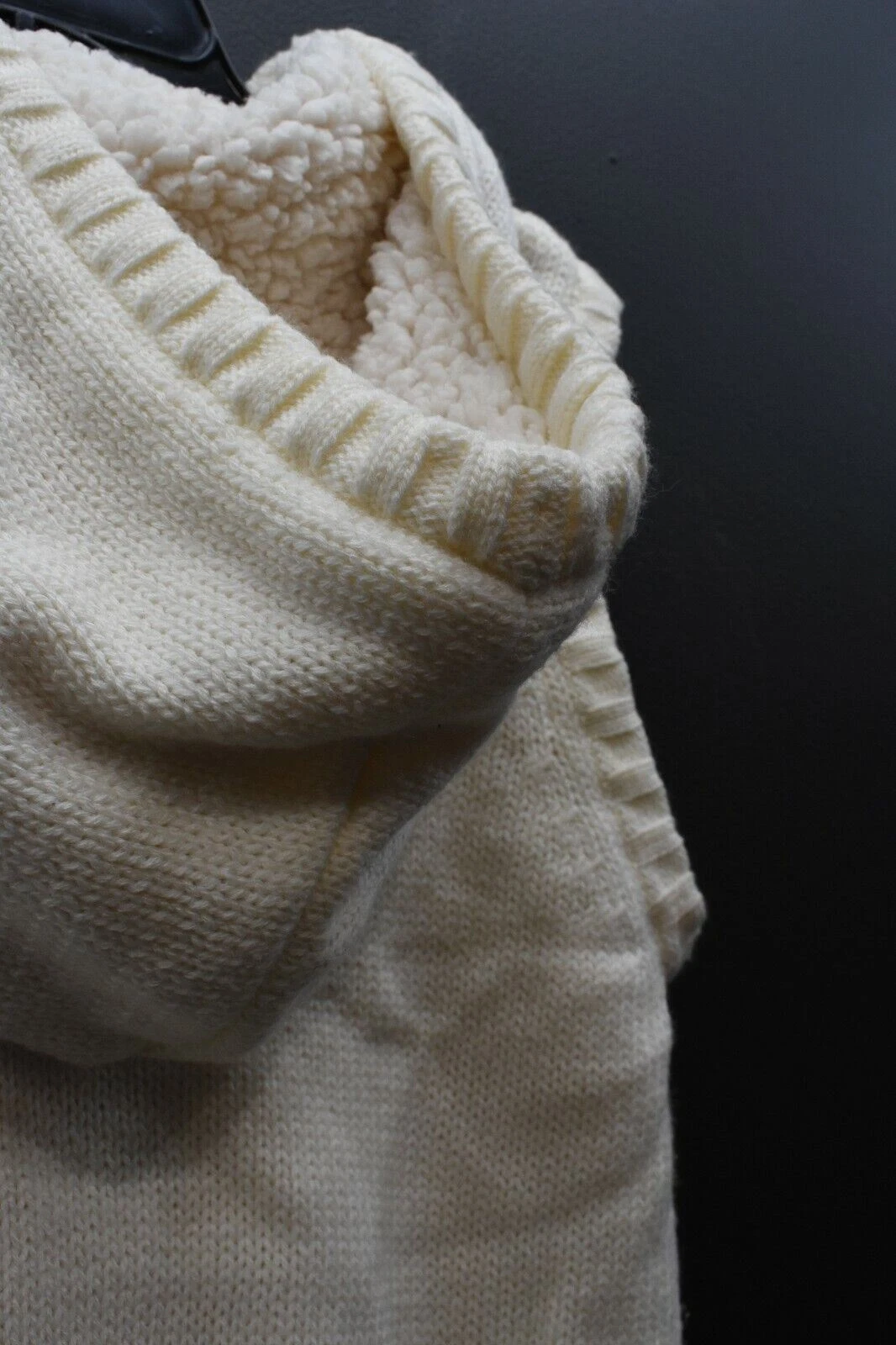 OFF WHITE Felpa con cappuccio The Original Arizona donna full zip tasca canguro maglia cavo M