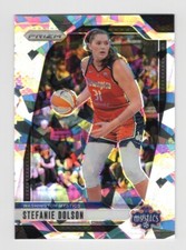 2024 Panini Prizm WNBA #34 Stefanie Dolson Ice Prizms MYSTICS