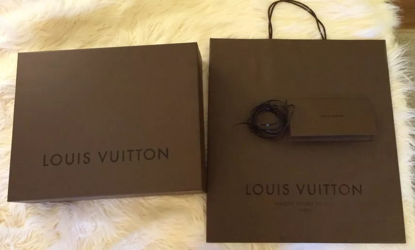 Large Louis Vuitton Gift Box and Bag Set 