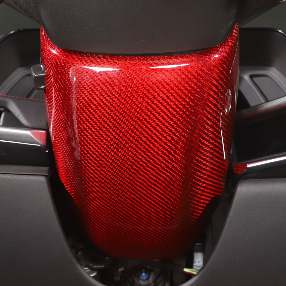 JOGON Z51 Dry Carbon Steering Wheel Top & Lower Cover For C8 Corvette Stingray Coupe 2020-2025 (2PC Set)