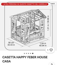 casetta per bambini feber nuovissima, unica pecca mi manca la scatola di acquist