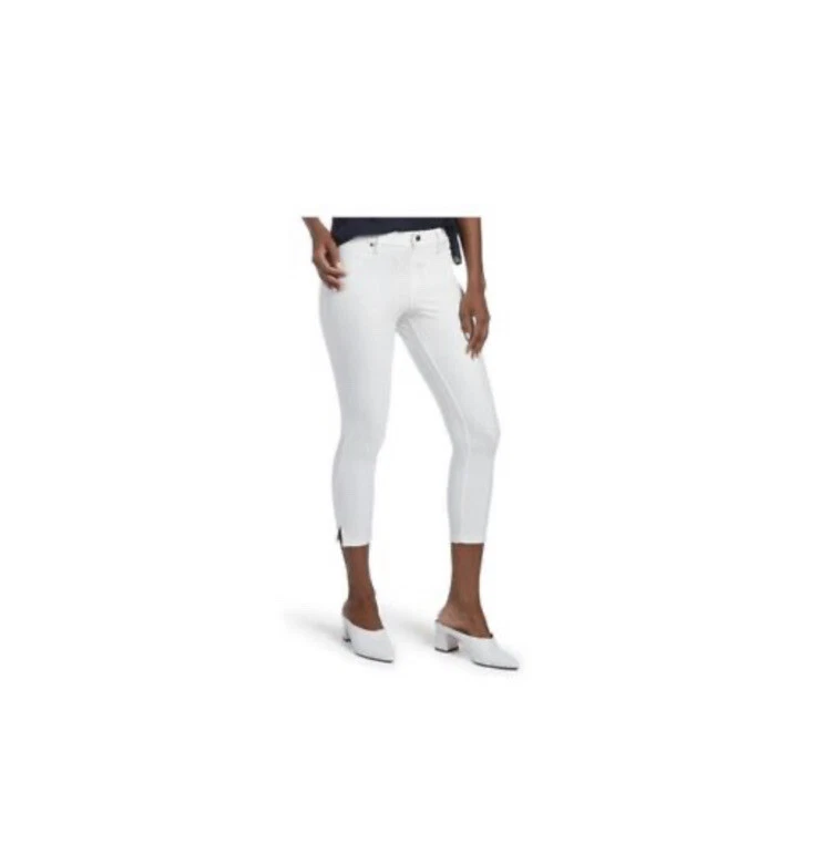 Hue white denim capri leggings sale