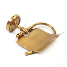 7PCS Vintage Gold Copper Bathroom Accessories Set Bath Hardware Towel Bar Kit