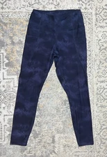 Active Life Women’s Navy Cloud Dye Leggings Size S