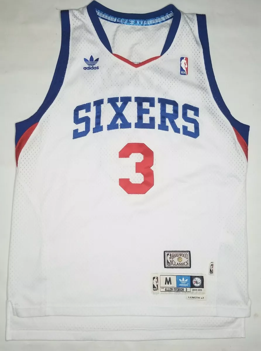 Philadelphia 76ers Sixers Adidas Allen Iverson Throwback Adidas Shirt