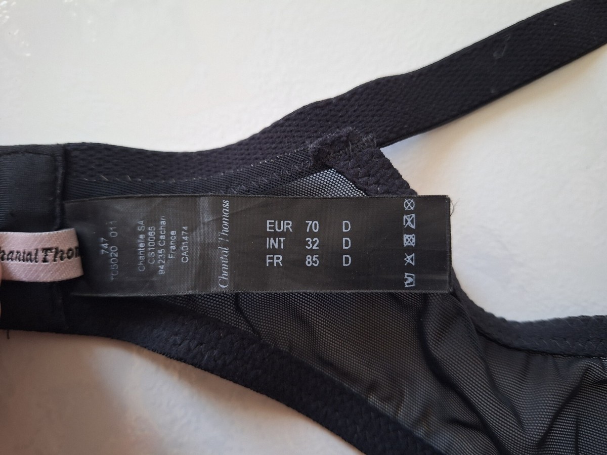 Soutien-gorge Chantal Thomass Audacieux Taille 85D - Modèle T05020 - Noir - Neuf Sans étiquette