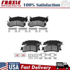 Front Rear Ceramic Brake Pads w/Hardware for Chevy Silverado 1500 1999 2000-2006