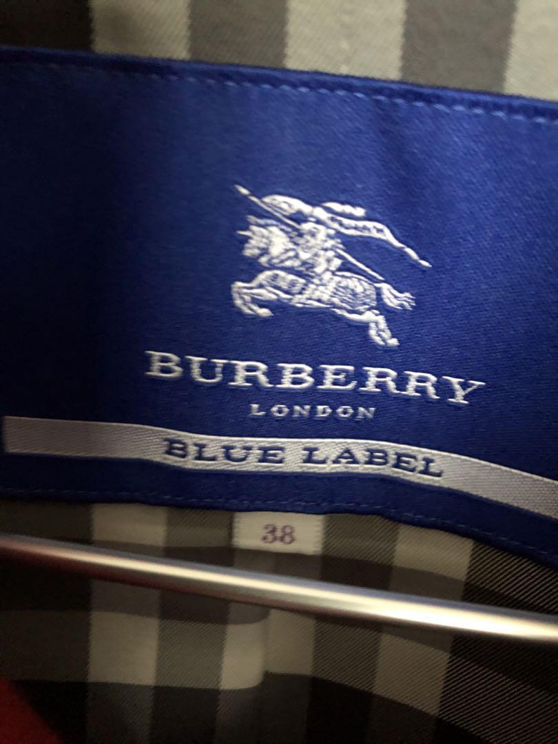 Burberry Blue Label Peacoat Short Coat Red Women's Size 38