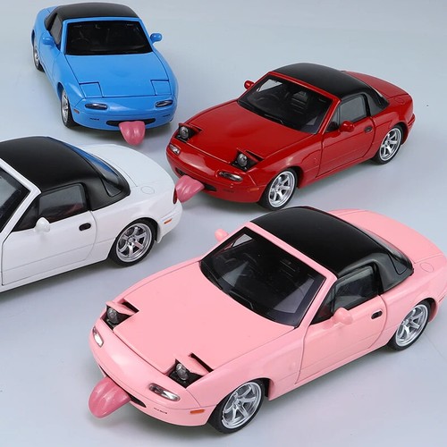 1:32 Mazda MX5 MX-5 Supercar Alloy Model Car Diecast Sound Light Car Toy Vehicle - Picture 5 of 28
