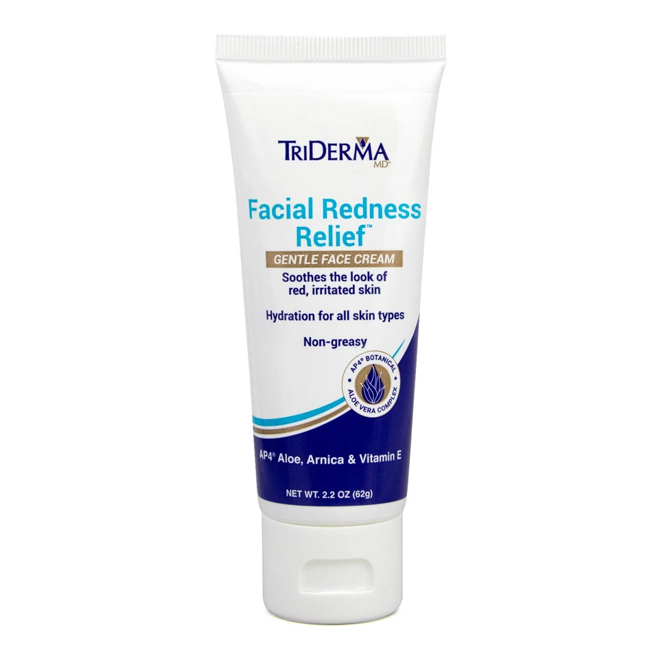 TriDerma Facial Redness Relief Gentle Face Cream, 2.2 Ounces - Image 4 of 4