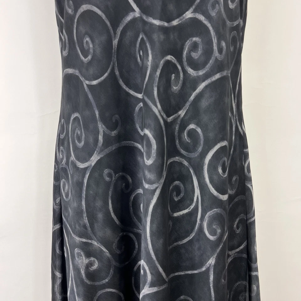 Vintage Y2K Tessuto Dress Women's Petite PL Knee Length Sleeveless Chiffon Shift - Image 3 of 4