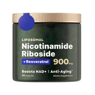 NAD+Supplement für Anti-Aging, Energy Focus Nicotinamide Riboside Resveratrol DE