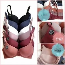 Power Lift Extreme Ultimate Extra Padding Polyamide Underwire 3Hook Push Up Bra 