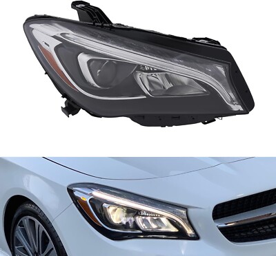 Headlight For 2017-2019 Mercedes-Benz CLA-Class CLA250 LED Headlamp Passenger RH
