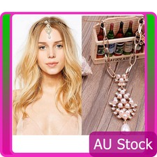 Deco Vintage Hairband 20s Flapper Chain Headpiece Gatsby Downton Boho Goddess