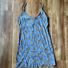 Reformation Dress Womens XS Blue Yellow Ventura Floral Slip Dress Mini