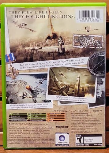 Blazing Angels Squadrons of WWII Xbox 2006 komplett mit Handbuch - Bild 2 von 4