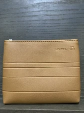 UNITED AIRLINES Business First Class Travel Amenity Kit Bag 6.5” X 5”x 1.25”
