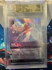 Disney Lorcana   Elsa Spirit of Winter 207/204 Enchanted BGS 10 PRISTINE