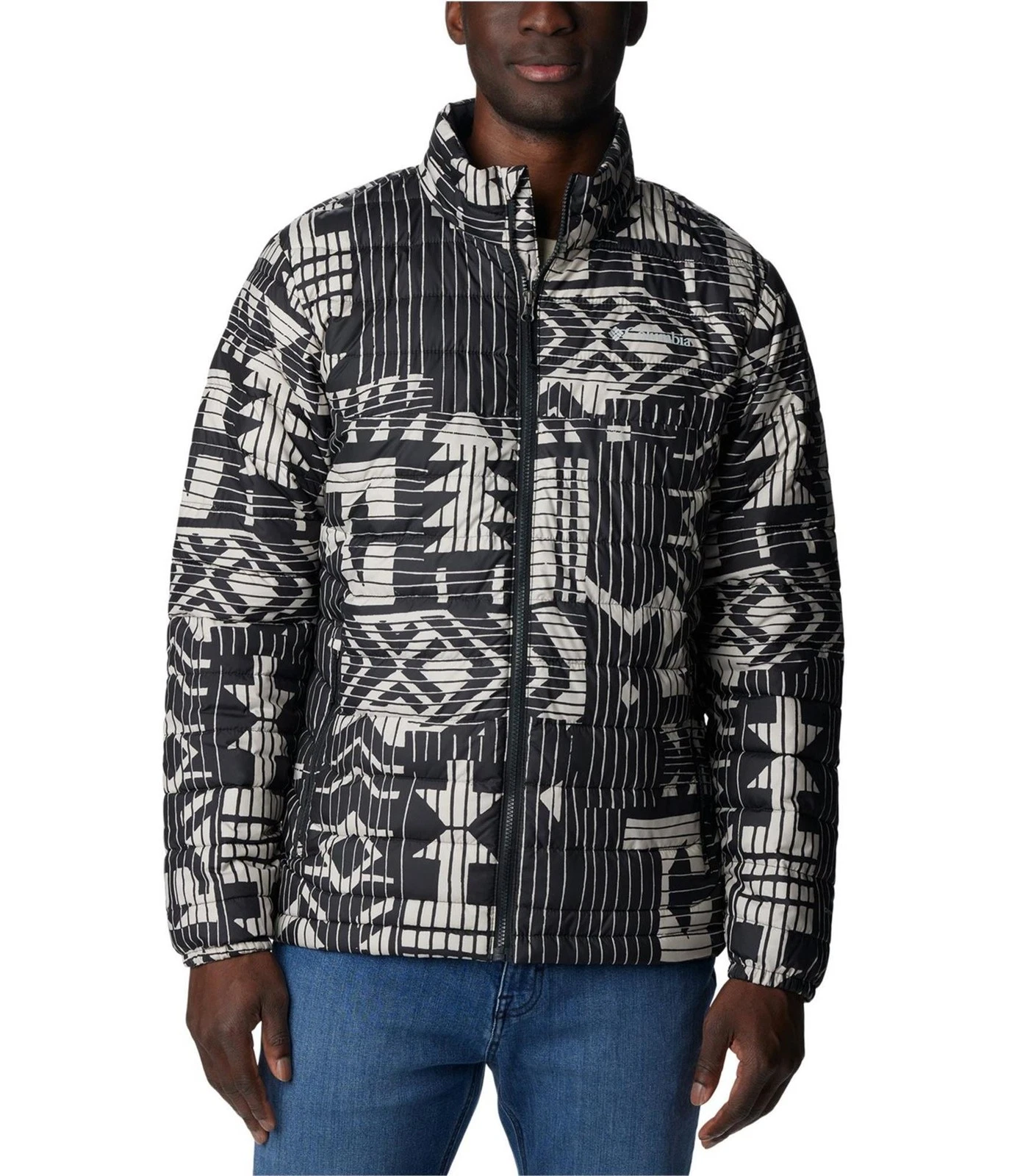 Columbia Mens Powder Lite Quilted Jacket, Multicoloured, Large