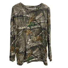 Magellan Outdoors Hunt Gear Camo Long Sleeve T-Shirt Size 3XL