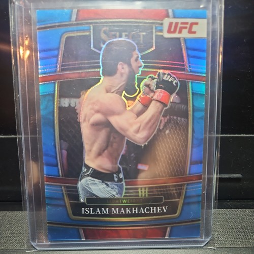2022 Panini Select UFC Light Blue #29 Islam Makhachev 143/199 - PWE - Picture 7 of 11