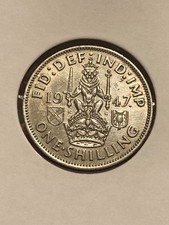 1947-S Great Britain shilling, Scottish crest, George VI, KM-864 (GB22)
