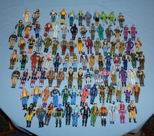 1980'S GI JOE ARAH FIGURE LOT SHIPWRECK DESTRO SERPENTOR COMMANDER SGT SLAUGHTER