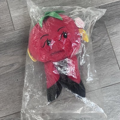 New 90s Collectible Heinz 57 Tomato Girl Lady Bean Bag Plush Doll Beanie Toy