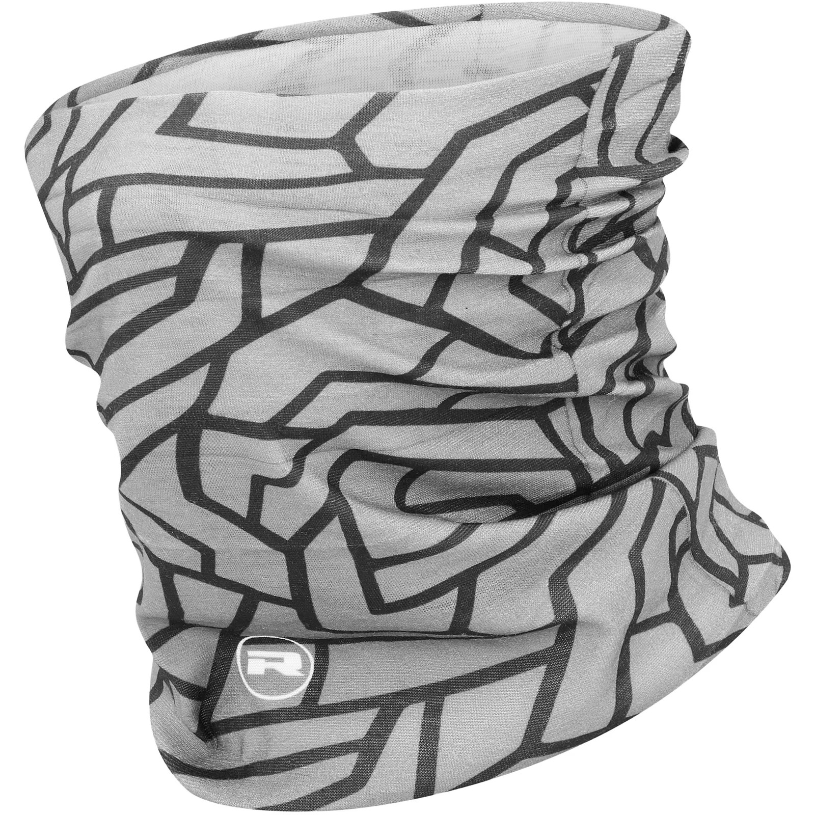Richa Fleece Neck Tube Base Layer Motorcycle Neck Warmer - Grout Black / Grey